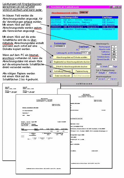 Abrechnung mit Krankenkassen